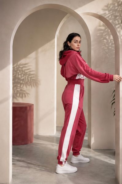 komplet dwuczęściowy ''Velvet Arches Set'', Dostępny, R&oacute;żowy, S