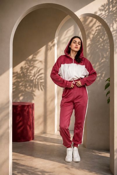 komplet dwuczęściowy ''Velvet Arches Set'', Dostępny, R&oacute;żowy, S