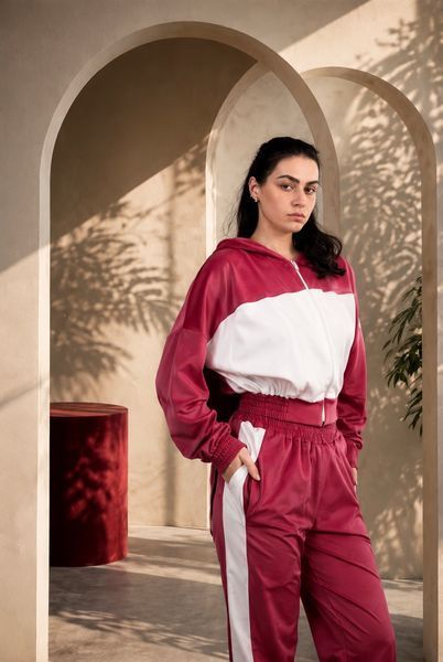 komplet dwuczęściowy ''Velvet Arches Set'', Dostępny, R&oacute;żowy, S