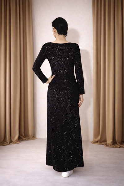 Komplet "Midnight Elegance" , Dostępny, Brązowy, S