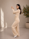 Komplet dwuczęściowy ''Peach  Set'', Dostępny, brzoskwiniowy, S