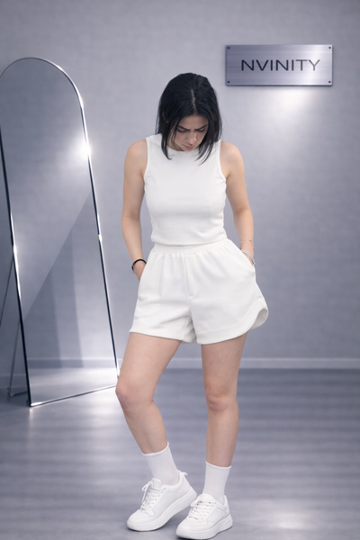 Essential Ease Co-ord, Dostępny, Biały, XS