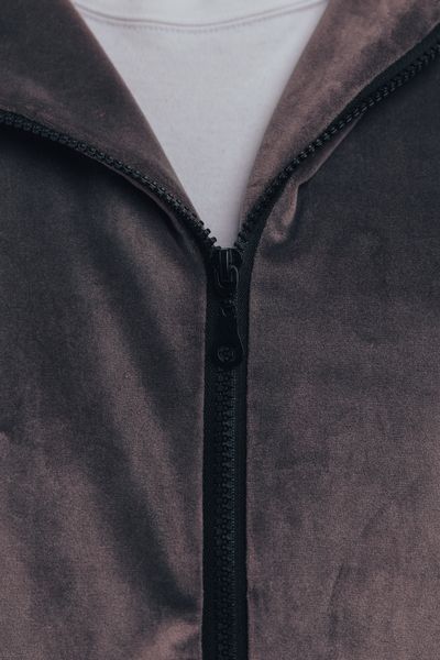 Dwuczęściowy komplet ,,Noir Velvet'', Dostępny, Fioletowy, S