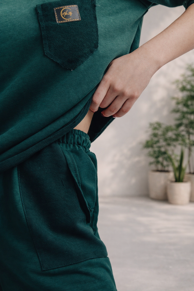 Komplet Dresowy ''Cozy Green,,, Dostępny, Zielony, S