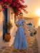 Komplet dwuczęściowy ''Santorini'', Dostępny, Jasny niebieski, S
