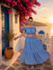 Komplet dwuczęściowy ''Santorini'', Dostępny, Jasny niebieski, S