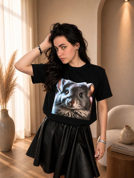 T-shirt "Fluffy Chinchilla", Dostępny, XS/S
