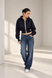 Bluza &sbquo; Midnight Chic Zip-Up&rsquo;, Dostępny, Ciemny niebieski, S